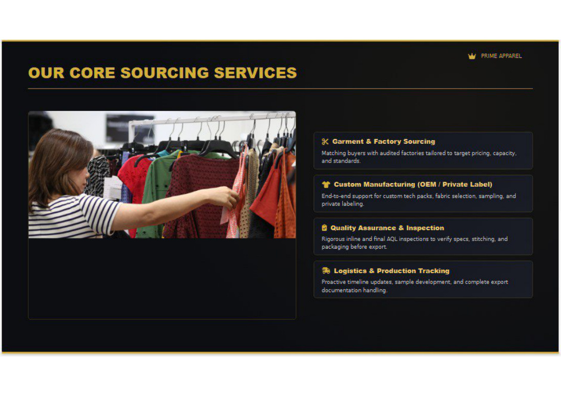 Prime Apparel Sourcing catalog page 3