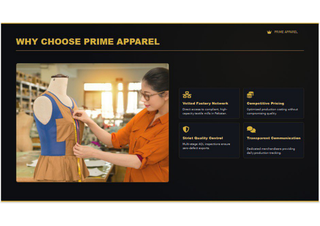Prime Apparel Sourcing catalog page 9